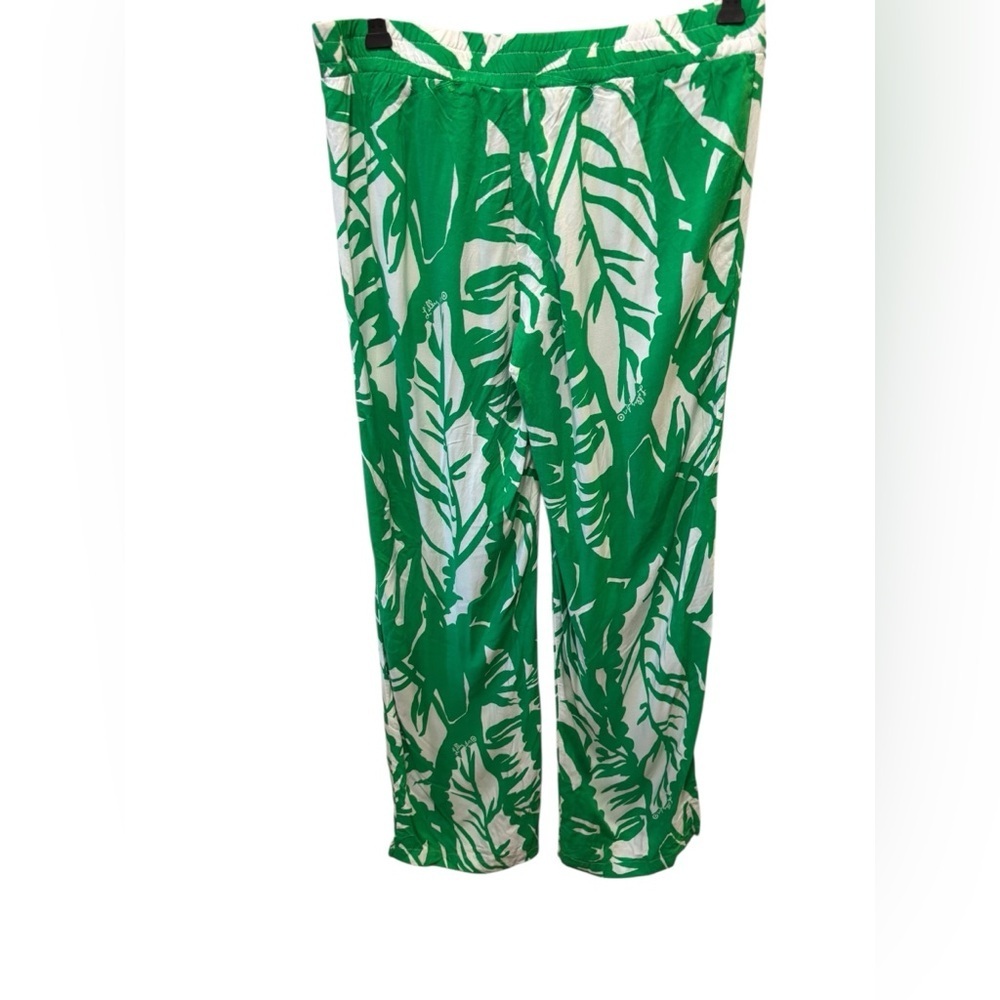 Lilly Pulitzer for Target Rayon Palazzo Boom Boom Tropical Wide Leg Pants Sz S - Picture 4 of 6
